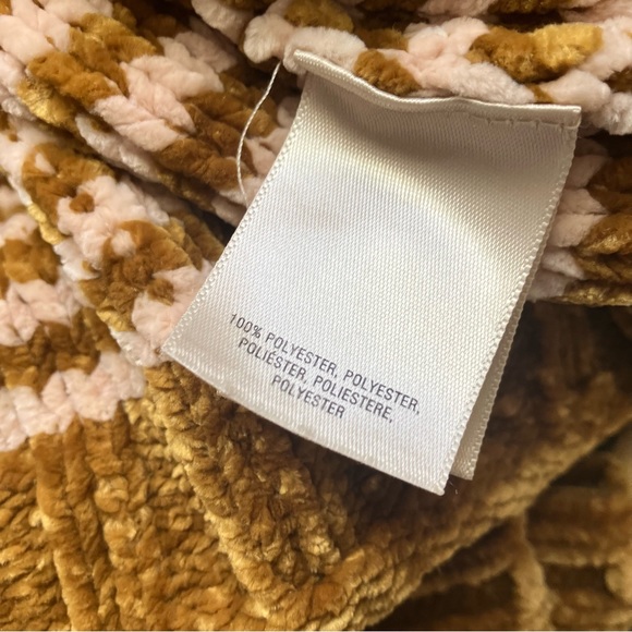 Moth Chenille Striped Cropped Wide Sleeve Knit Sweater by Anthropologie size Med - Picture 7 of 9